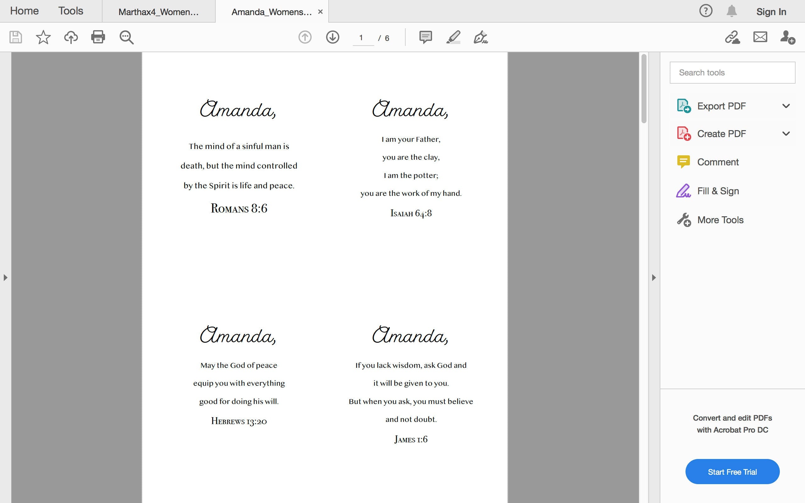 Scripture Cards, Bible Verse Cards with Custom Name, Personalized Scripture cards, Christian Gift, Custom Printable Bookmarks with Scripture