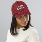 Love Hat, Gift for Bachelorette Hat, Love One Another, Christian Womens Hat, Faith Hope Love, Engagement Gift, Gift for Quarantine
