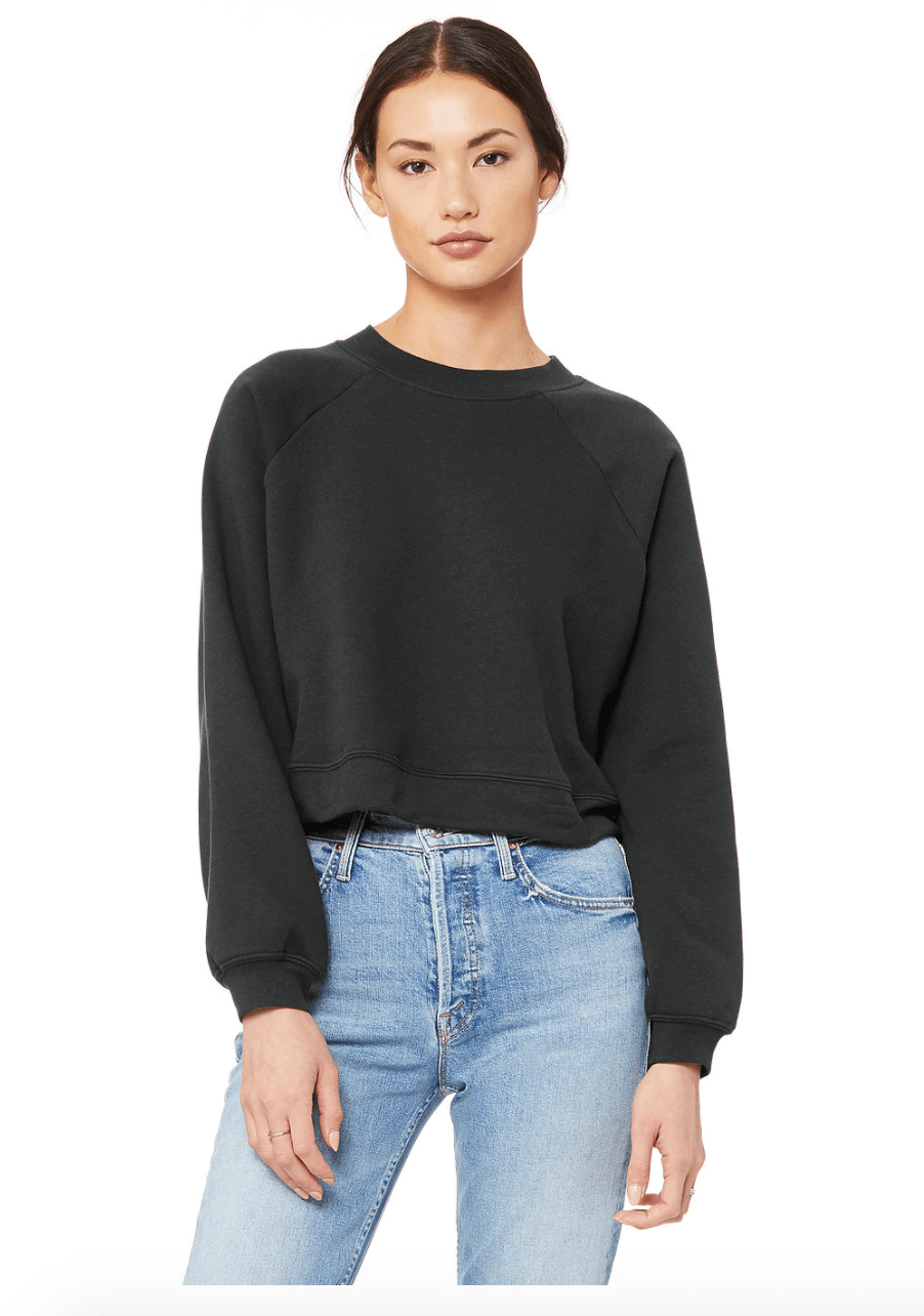 Brave Embroidered Pullover, Dark Grey - Word Warriors