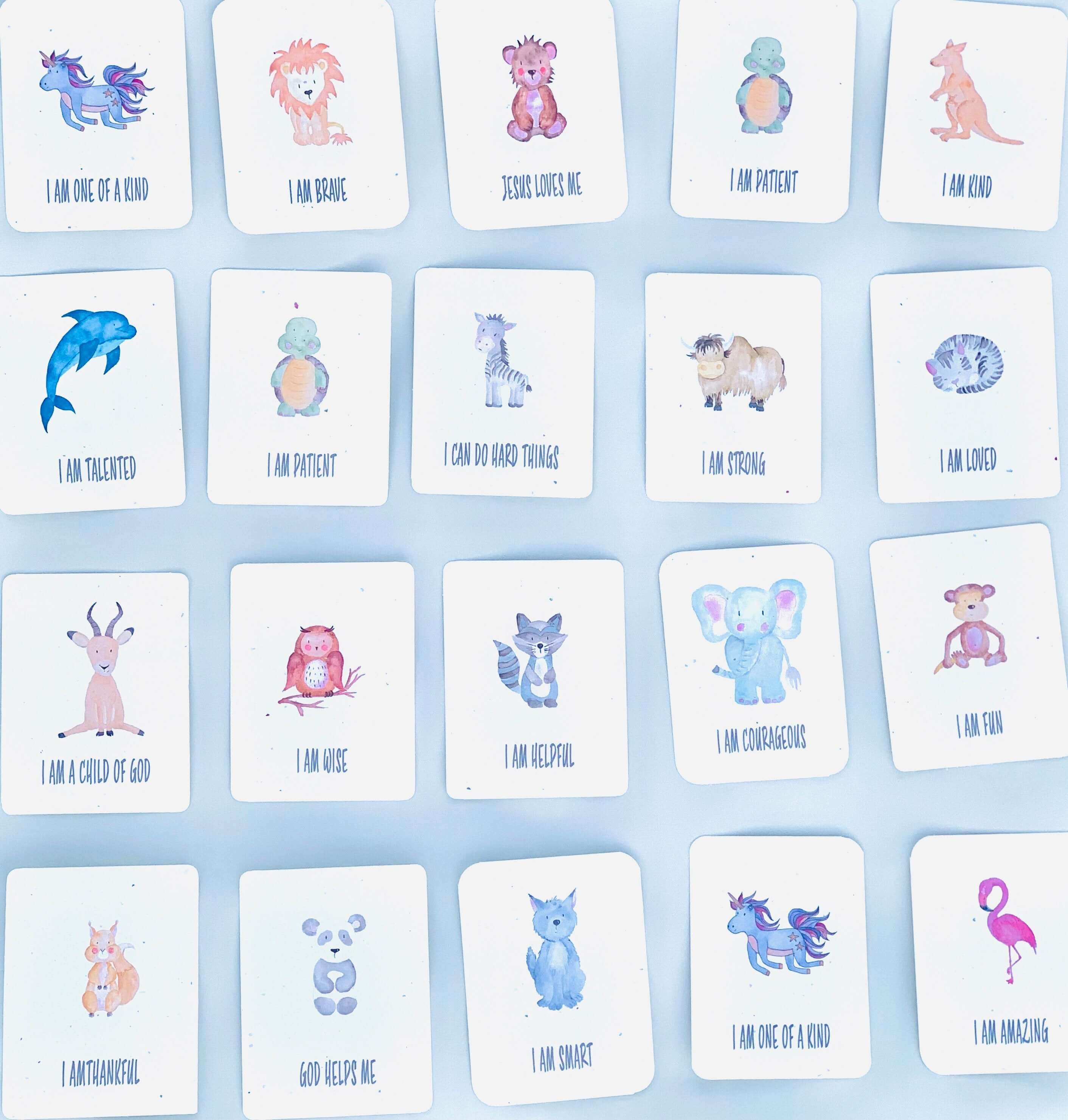 Affirmation Cards for Kids, Lunch Box Notes - Word Warriors