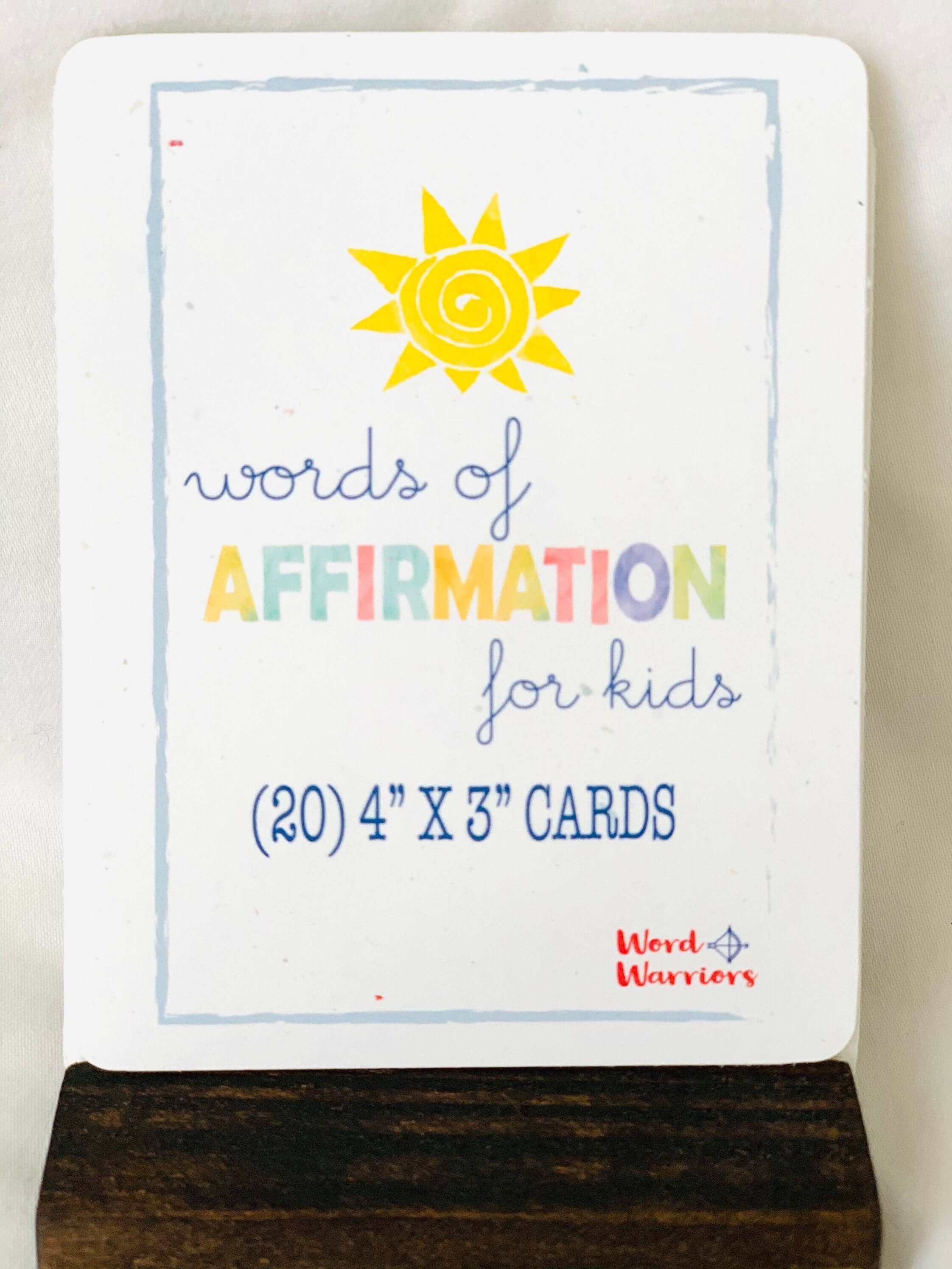 Affirmation Cards for Kids, Lunch Box Notes - Word Warriors