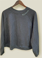 Brave Embroidered Pullover, Dark Grey - Word Warriors