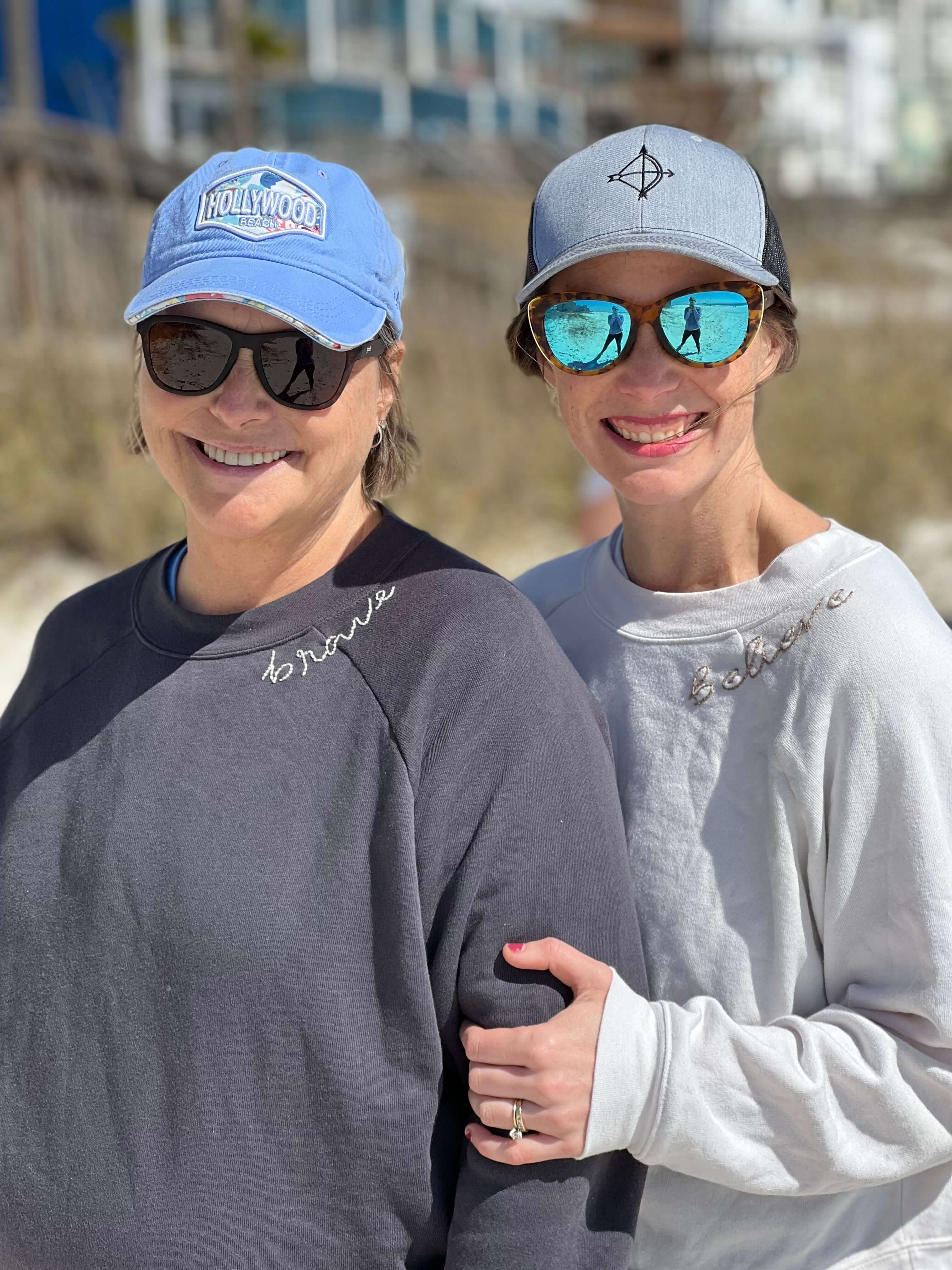 Brave Embroidered Pullover, Dark Grey - Word Warriors