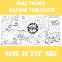 Load image into Gallery viewer, Faith Based Coloring Tablecloth
