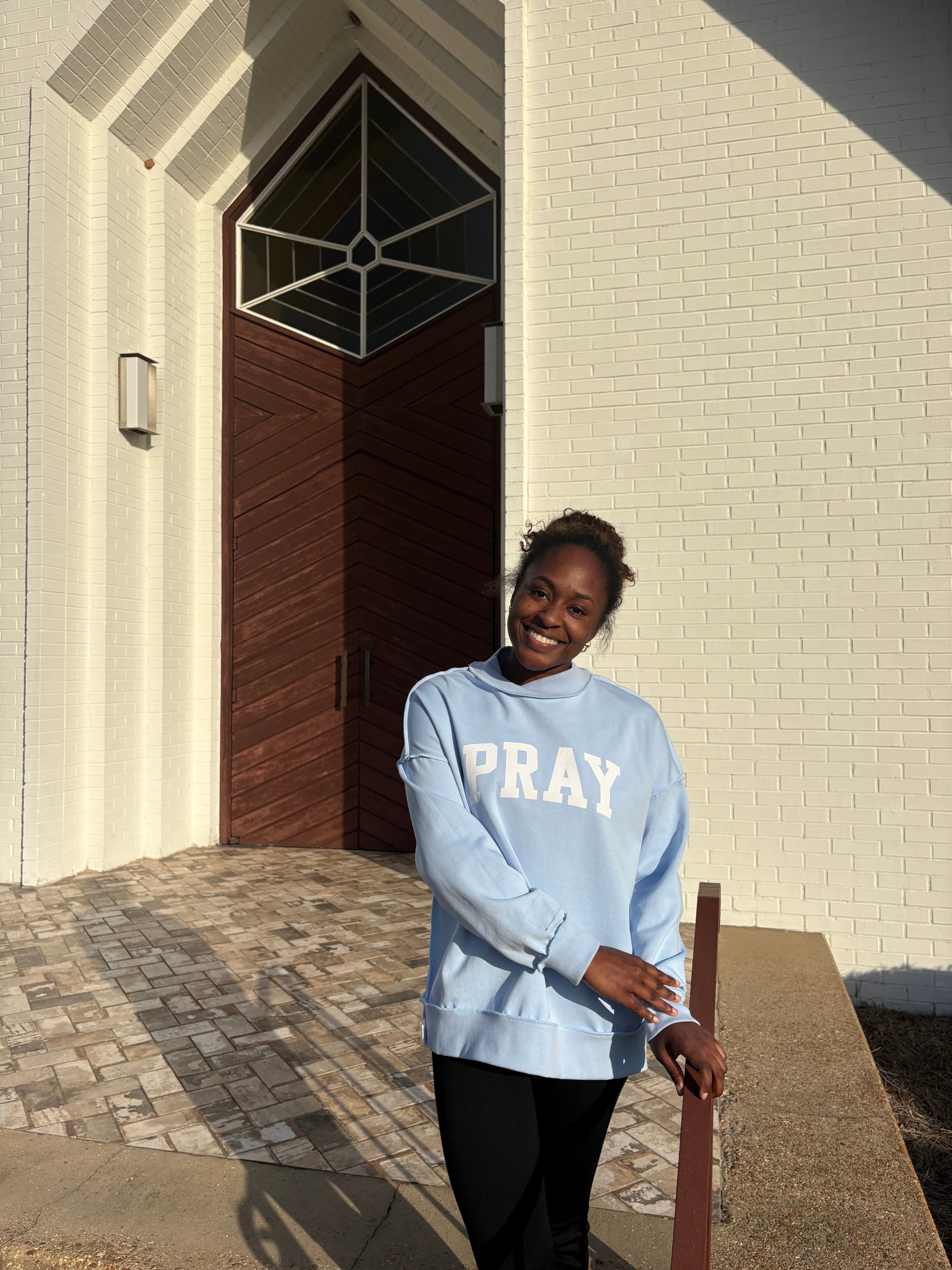 HOPE Stockholm ホープ 24AW Preppy Sweater Women's Hope/Pray Reversible Sweatshirt – Word Warriors