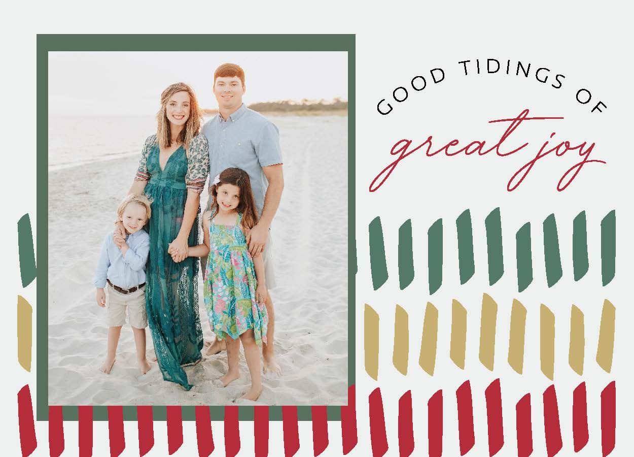 Christmas Cards for Digital Download, Good Tidings of Great Joy