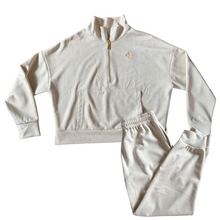 Load image into Gallery viewer, Christian Women’s Lounge Set – Matching Faith-Inspired Pajamas with Bow &amp; Arrow Embroidery | Word Warriors
