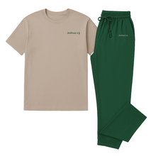 Load image into Gallery viewer, Men&#39;s Joshua 1:9 Embroidered Loungewear Set
