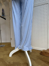 Load image into Gallery viewer, Blue Stripe Faith Embroidered Pajama Set - Cozy &amp; Stylish Sleepwear for Women
