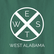 Load image into Gallery viewer, West Alabama Initiative Short Sleeve Tee, Forest Green Comfort Color
