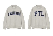 Load image into Gallery viewer, Reversible Mock Neck Sweatshirt in 4 Word Combo Options
