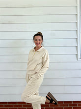 Load image into Gallery viewer, Christian Women’s Lounge Set – Matching Faith-Inspired Pajamas with Bow &amp; Arrow Embroidery | Word Warriors
