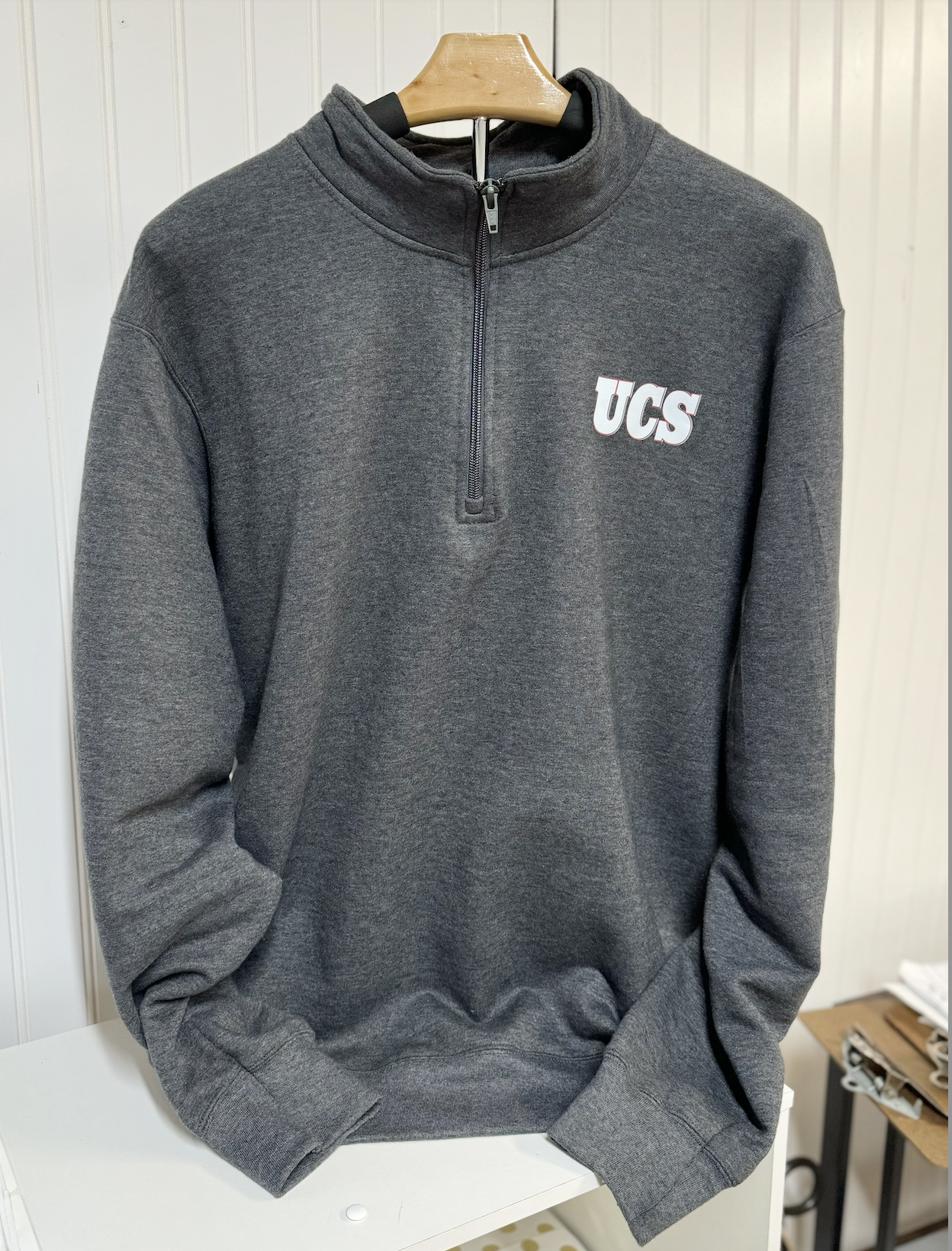 UCS Fleece 1/4-Zip Pullover Sweatshirt, Adult + Youth Sizes