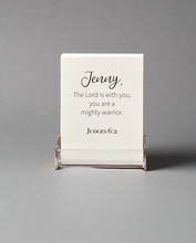 Load image into Gallery viewer, Women Scripture Cards Name / Christian Gifts for Women /Bible Verse Memory Cards for Women / Bible Study Journal BookMark / Teacher Gifts
