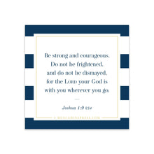 Load image into Gallery viewer, Scripture Static Cling, Be Strong and Courageous
