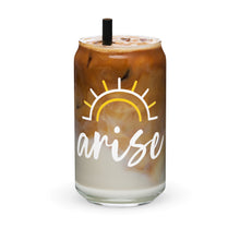 Load image into Gallery viewer, Iced Coffee Glass, Clear Glass Cup, Arise Design
