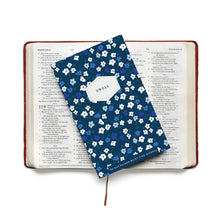 Load image into Gallery viewer, Dwell Bible Study Journal Mini, Calico Blues
