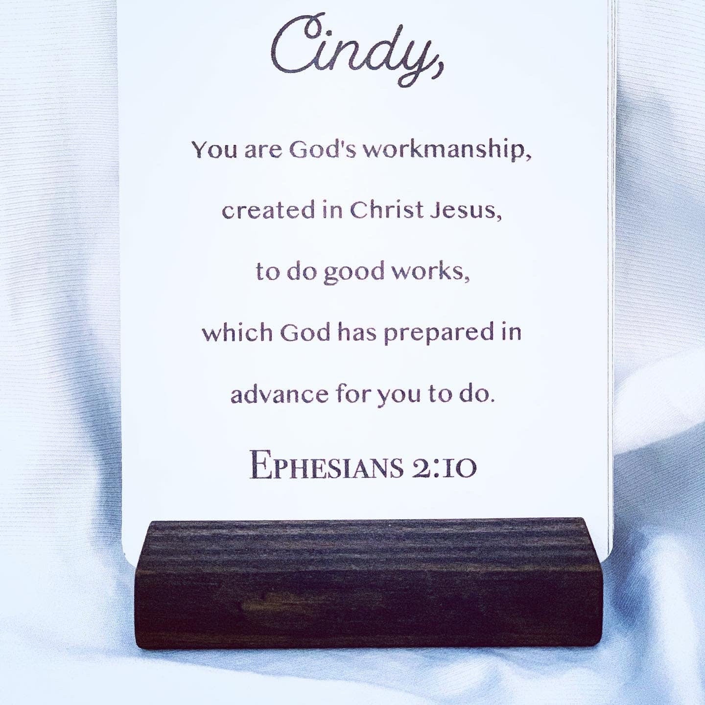 Scripture Cards, Bible Verse Cards with Custom Name, Personalized Scripture cards, Christian Gift, Custom Printable Bookmarks with Scripture