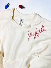 Load image into Gallery viewer, Joyful Embroidered Sweatshirt, Ready to Ship
