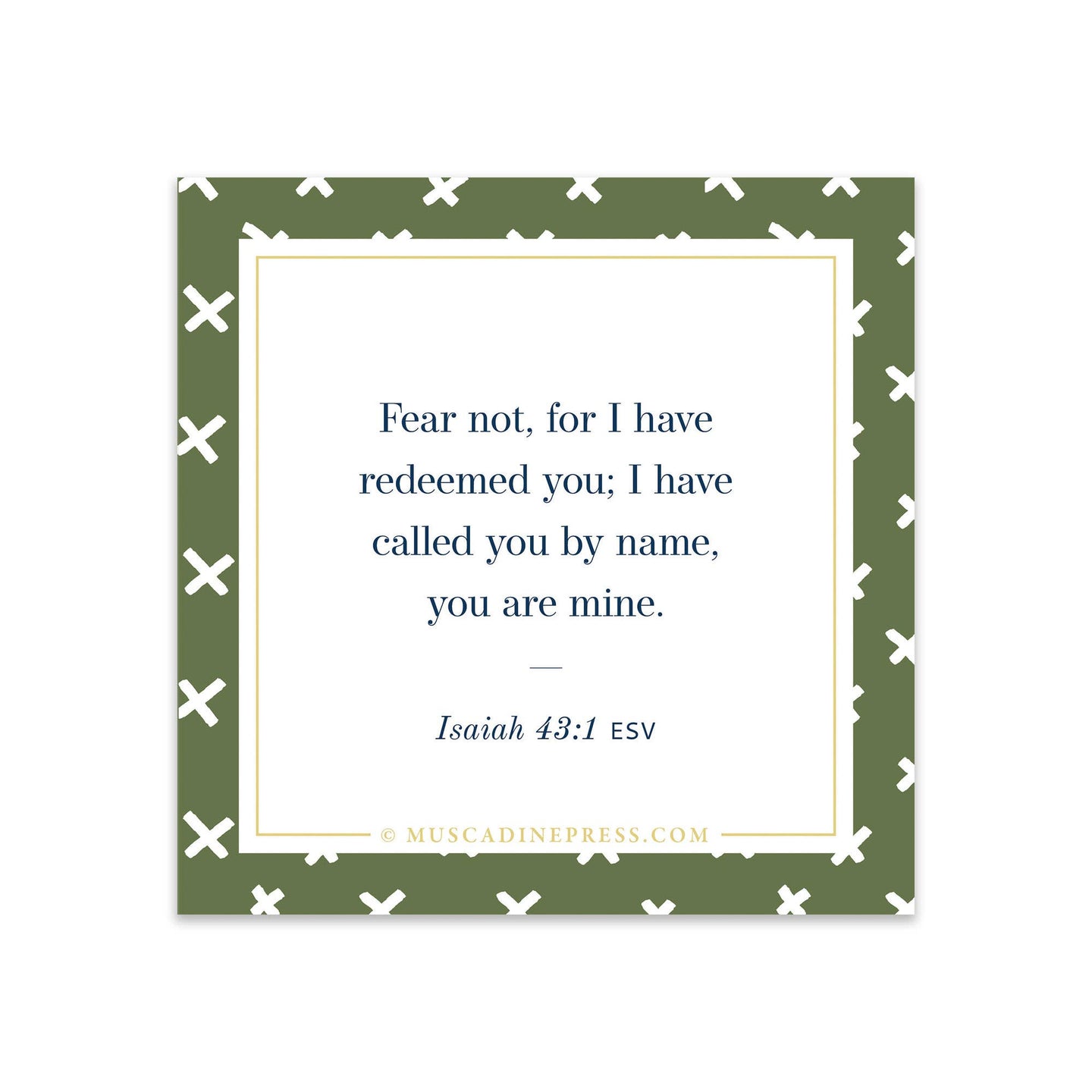 Scripture Static Cling - Fear Not