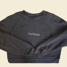 Load image into Gallery viewer, Hallelujah Embroidered Sweatshirt (Dark Grey)
