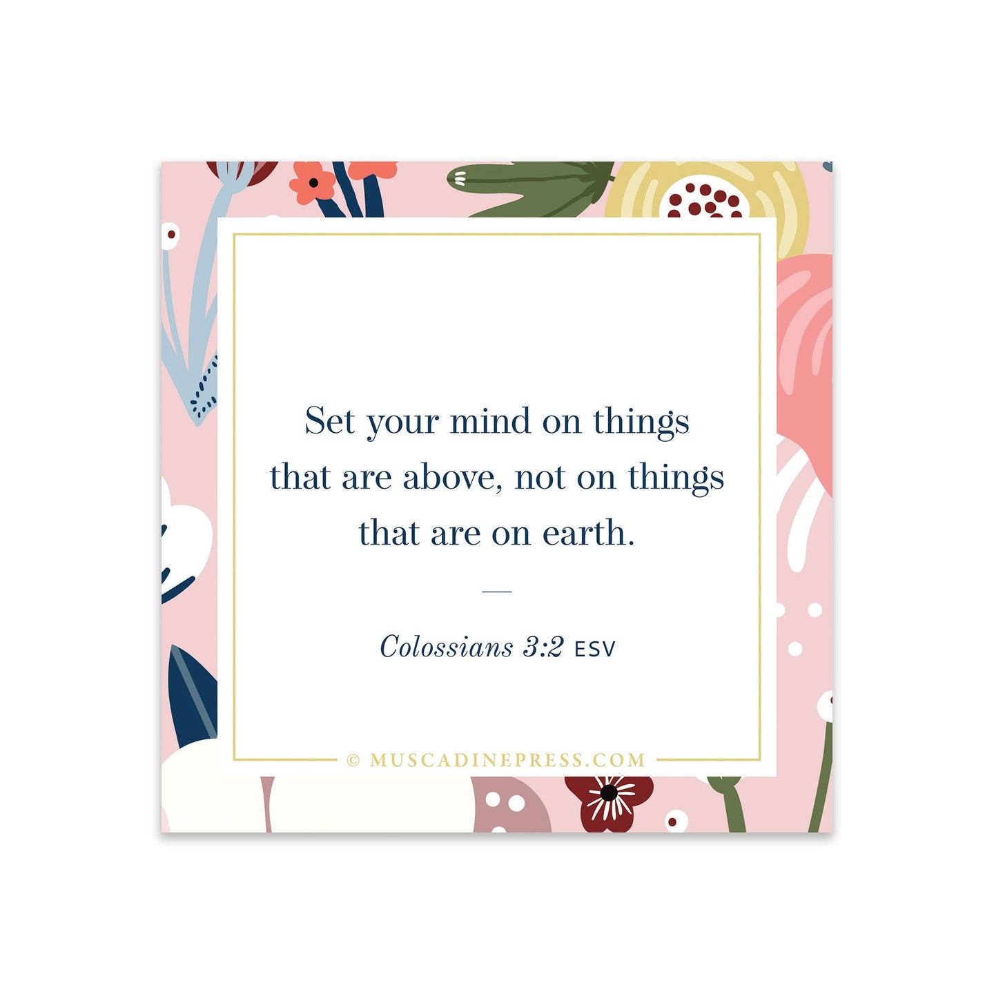 Scripture Static Cling - Things Above