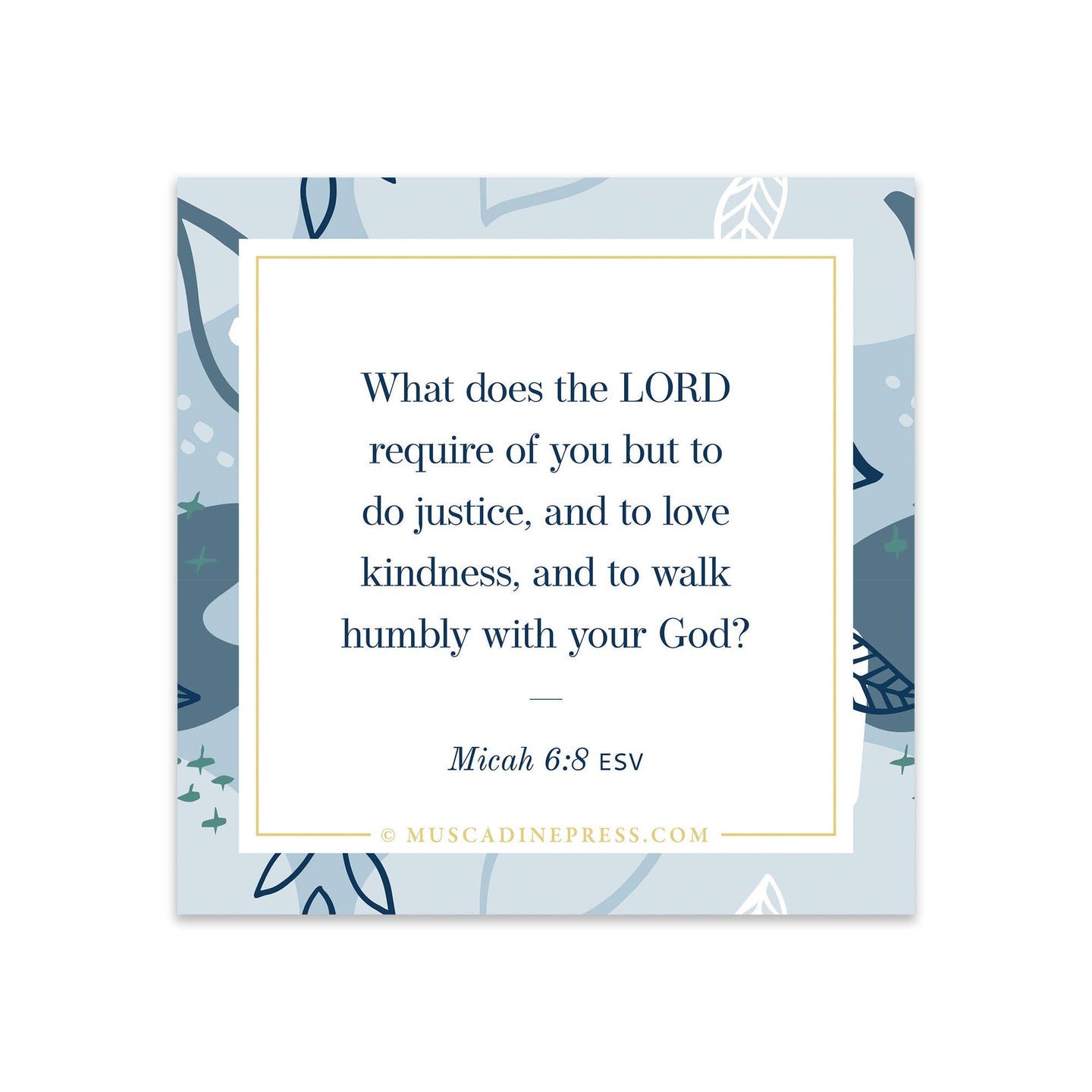 Scripture Static Cling - What the Lord Requires