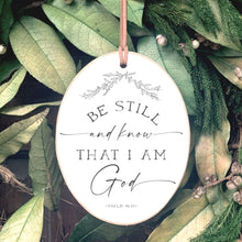 Load image into Gallery viewer, Faith Based Ornament, Scripture Ornament, Wooden Ornament
