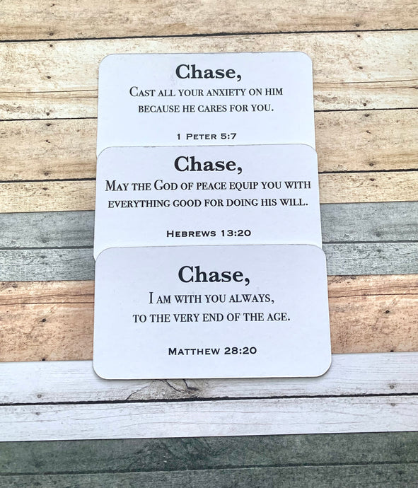 Wood Men Scripture Cards for Father's Day - Word Warriors