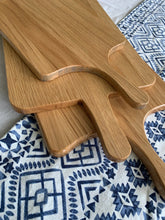 Load image into Gallery viewer, Handmade Oak Charcuterie Board, Cutting or Serving Board - Word Warriors
