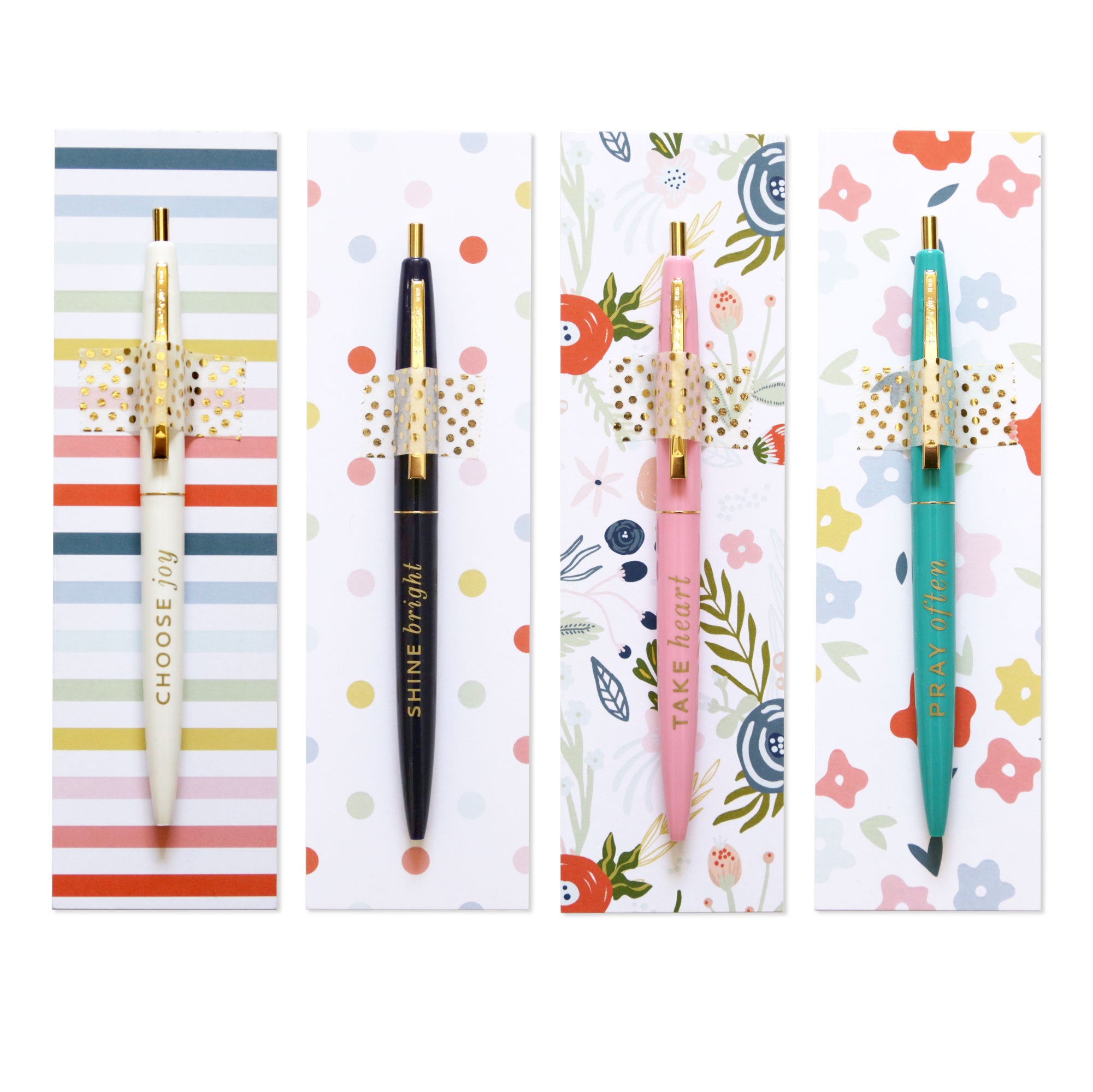 Inspirational Pen & Bookmark, Take Heart - Word Warriors
