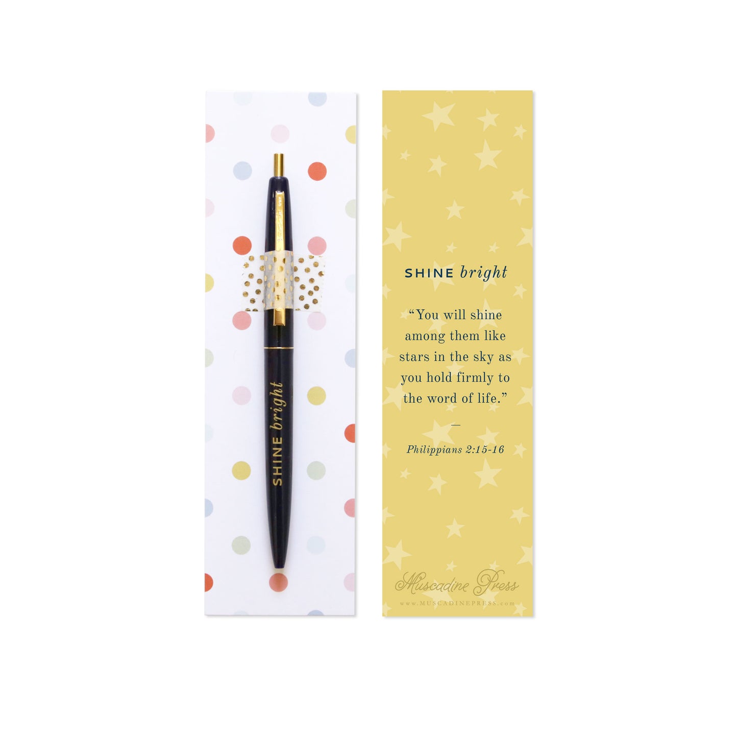 Inspirational Pen, Shine Bright - Word Warriors