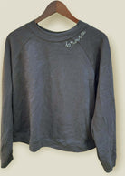 Brave Embroidered Pullover, Dark Grey - Word Warriors