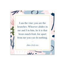 Load image into Gallery viewer, Scripture Static Cling, I am the Vine
