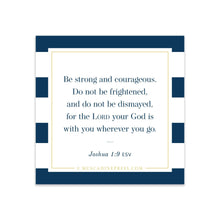 Load image into Gallery viewer, Scripture Static Cling, Be Strong and Courageous
