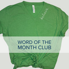 Word of the Month Club - Word Warriors - Believe Hand Embroidered