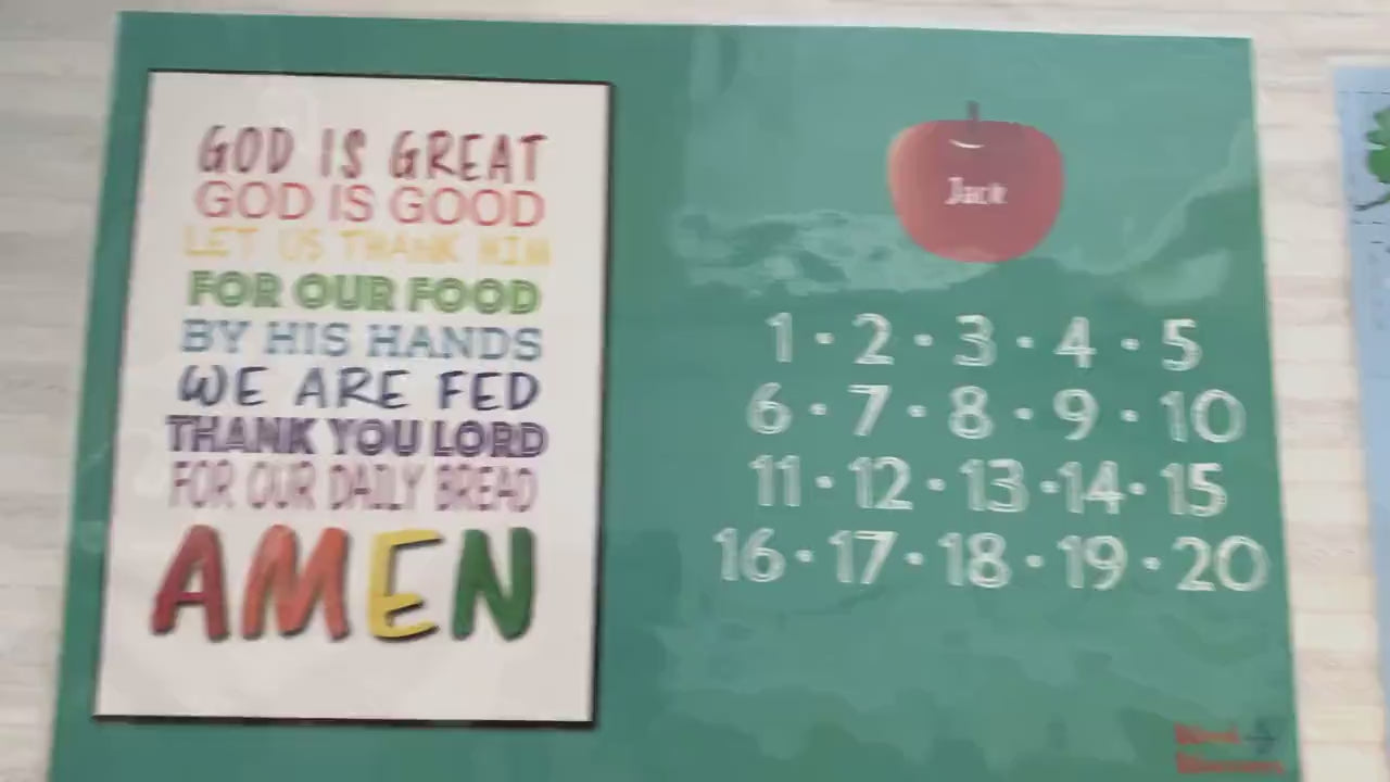 Plaid Christmas Placemat, Personalized Kids Placemat for kids, Red Holiday Placemat, Child Name Custom Placemat