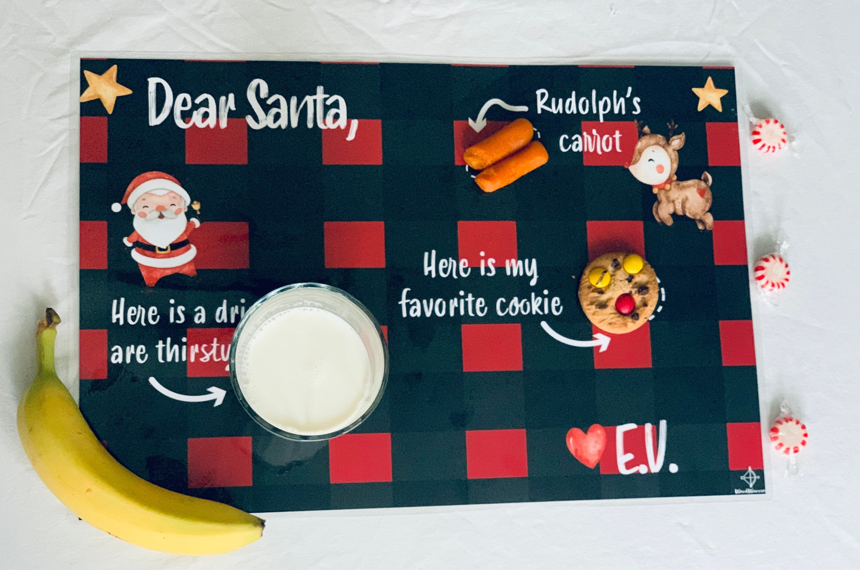 Oh Come Let Us Adore Him Placemat, Kids Christmas Placemat, Kids Christian Gift Placemat, Holiday Placemat, Personalize Laminated placemat