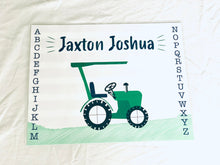 Load image into Gallery viewer, Gift for Toddler Boys, Tractor on Placemat For Boys, Gifts for Boys, Birthday Tractor, Scripture for Boys
