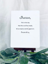 Load image into Gallery viewer, Women Scripture Cards Name / Christian Gifts for Women /Bible Verse Memory Cards for Women / Bible Study Journal BookMark / Teacher Gifts
