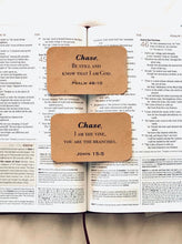 Load image into Gallery viewer, Men Scripture Cards for Father&#39;s Day on Plaid Cardstock - Word Warriors
