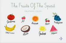 Load image into Gallery viewer, Fruits of the Spirit Placemat - Word Warriors
