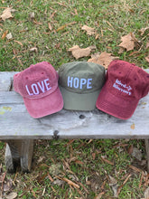 Load image into Gallery viewer, Hope Hat, Women Scripture Cap Faith Hope Love - Word Warriors
