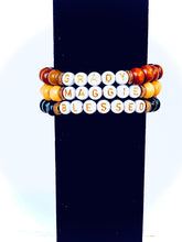 Load image into Gallery viewer, Custom Wood Bead Bracelet - Word Warriors
