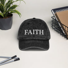 Load image into Gallery viewer, Faith Over Fear Hat, Embroidered Faith Hat, Mama Hat, Custom Trucker Hat, Hat for Moms, Hat for Cancer Patients, Inspirational Gift
