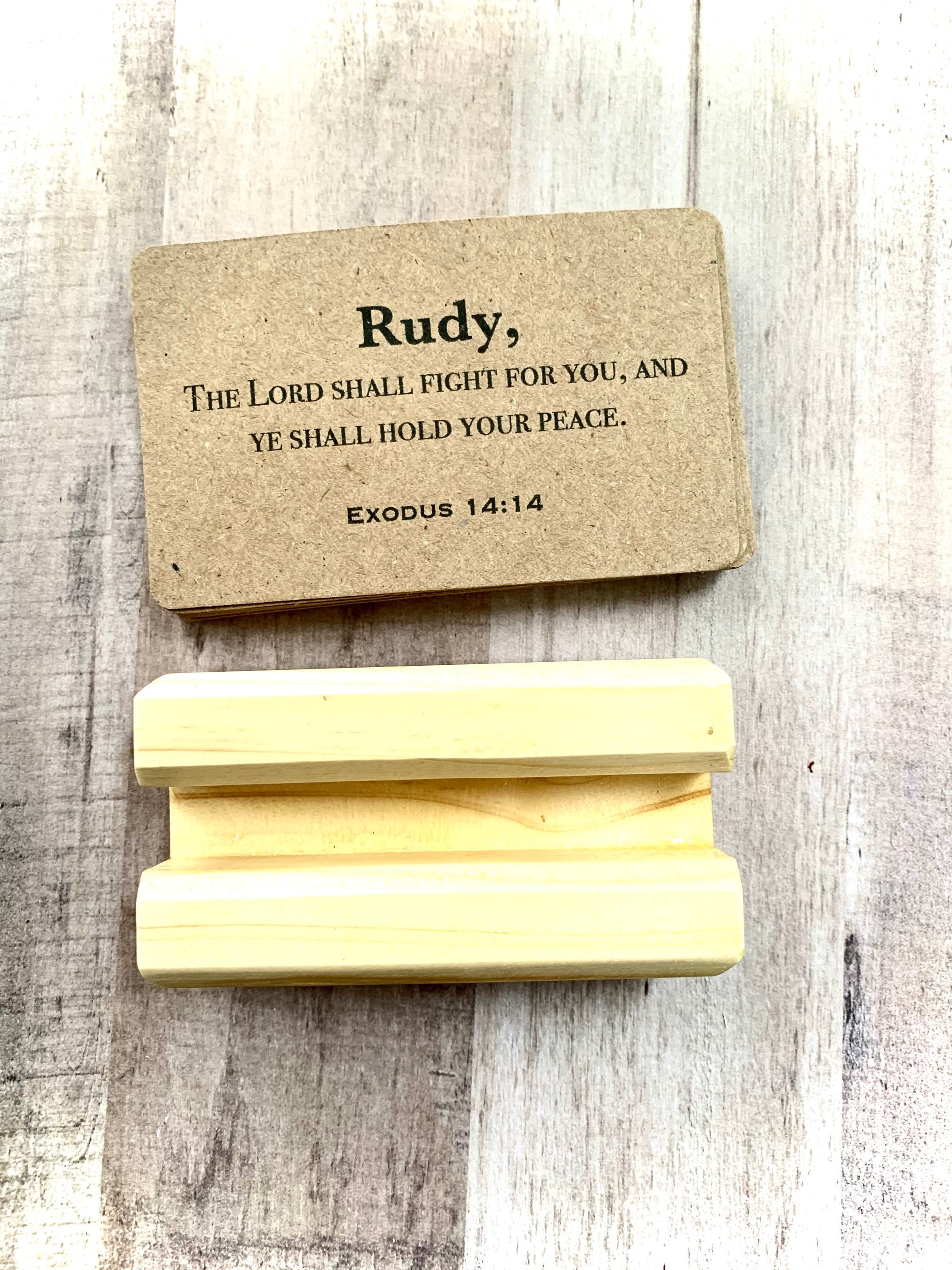 Men Scripture Cards Name / Bible Verse Memory Cards for Men / Mens Bible Study Journal BookMark / Christian Gifts for Men / Teacher Gifts