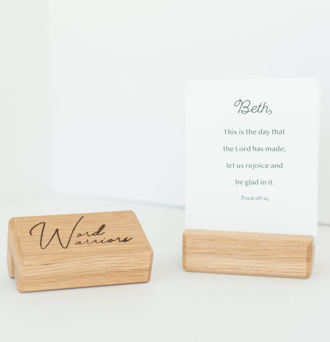 Women Scripture Cards with Personalized Name - Word Warriors