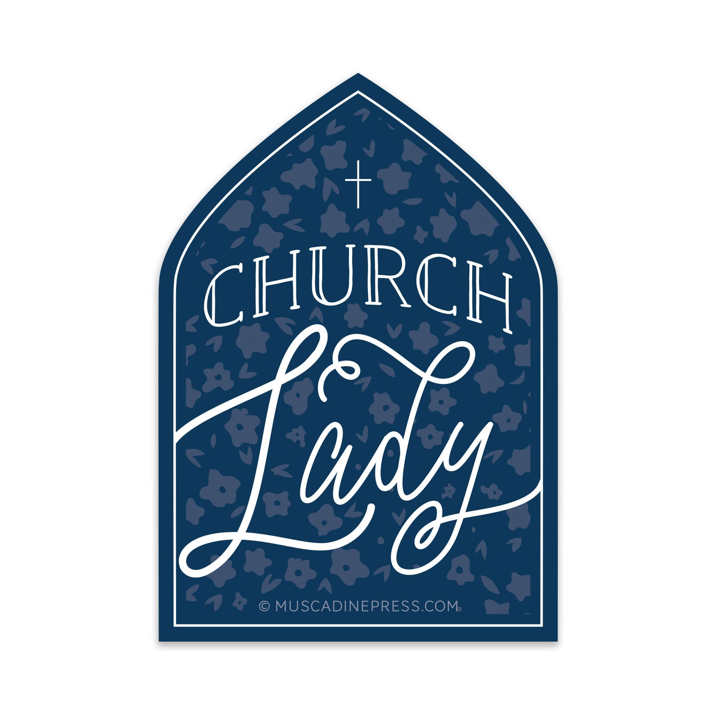 Vinyl Sticker, Church Lady