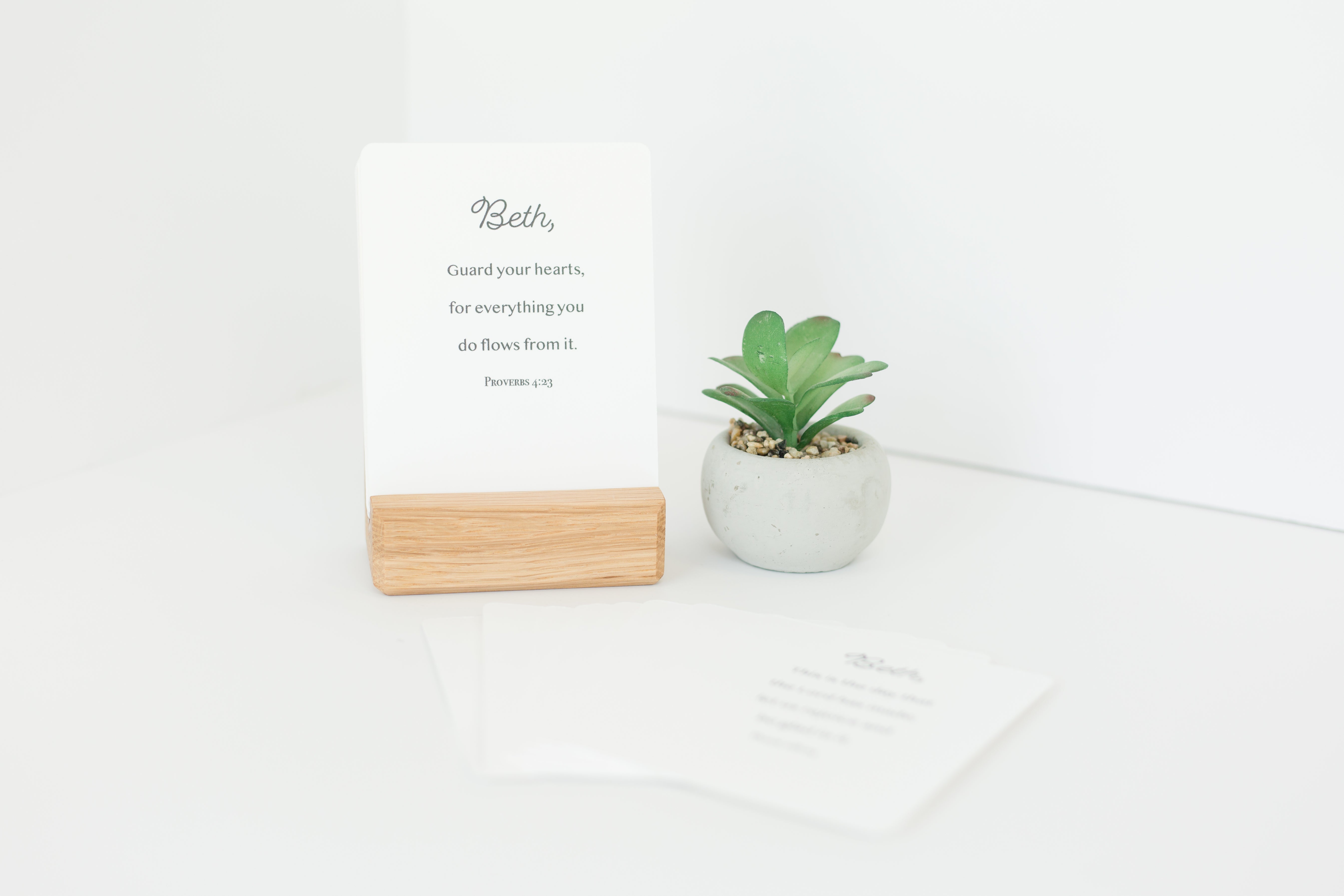 Women Scripture Cards with Personalized Name - Word Warriors