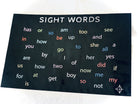 Sight Words for Kindergarden, Preschool Placemat - Word Warriors